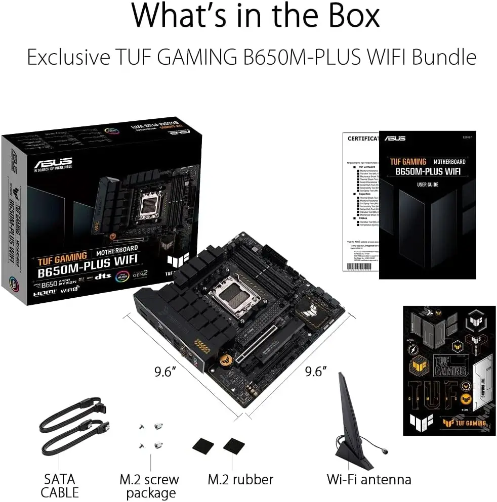 ASUS TUF GAMING B650M PLUS WIF - X870E Atx Motherboard reseña y precio